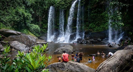 Phnom Kulen Beautiful Waterfal